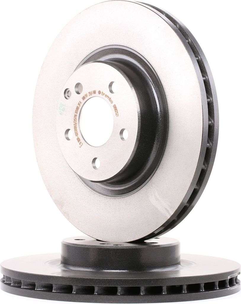 BREMBO 09.9825.21 Bremsscheibe OE 2044210000 kompatibel mit GLK-Klasse, E-Klasse, CLS