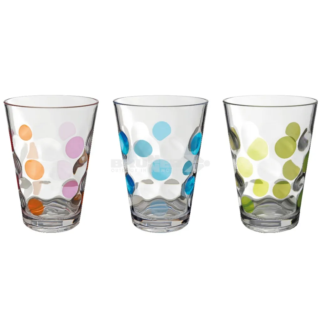 Bicchieri Infrangibili BALOONS SAN 350ml: Il Set Ideale per Camper e Barca