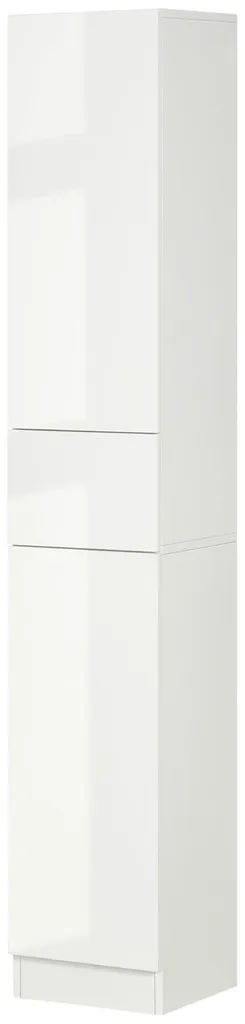 Rangement colonne pour petite salle de bain meuble gain de place blanc