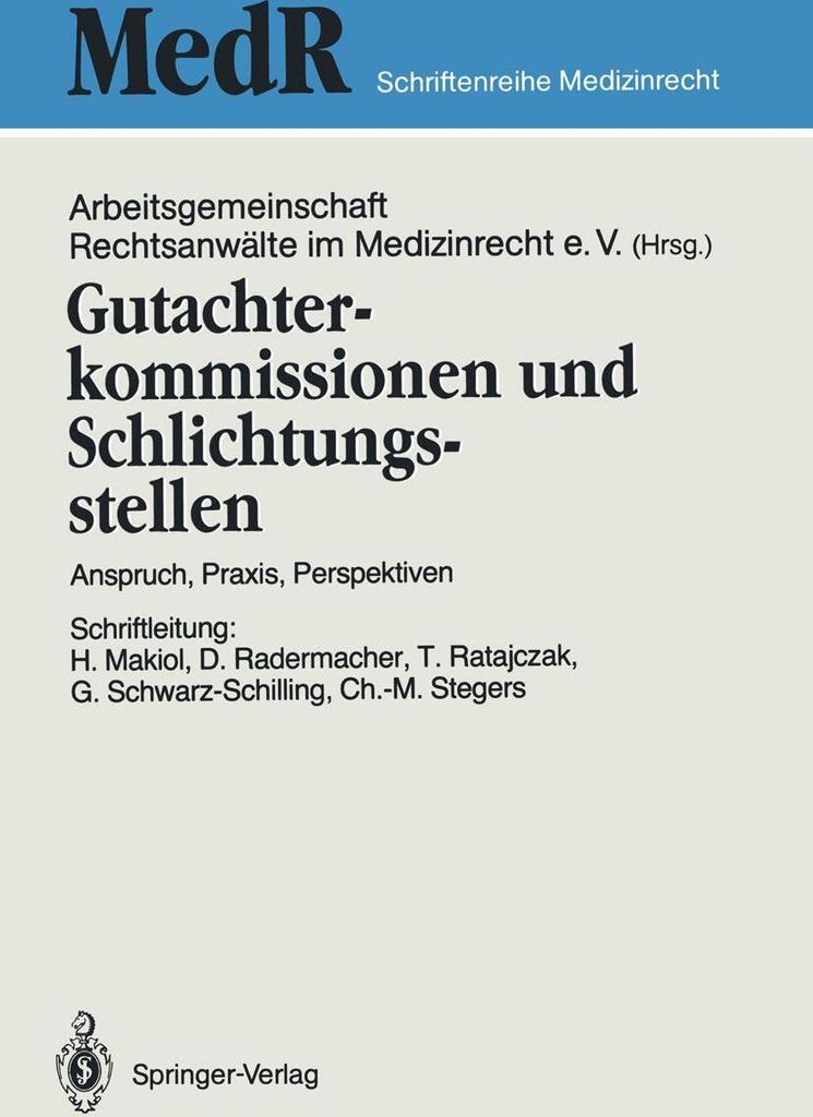 Gutachterkommissionen und Schlichtungsstellen