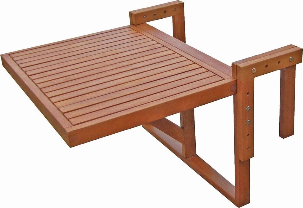 Balkonový stůl Barkeley 985089, závěsný, hnědý, 64 x 65 x Obrázek produktu 