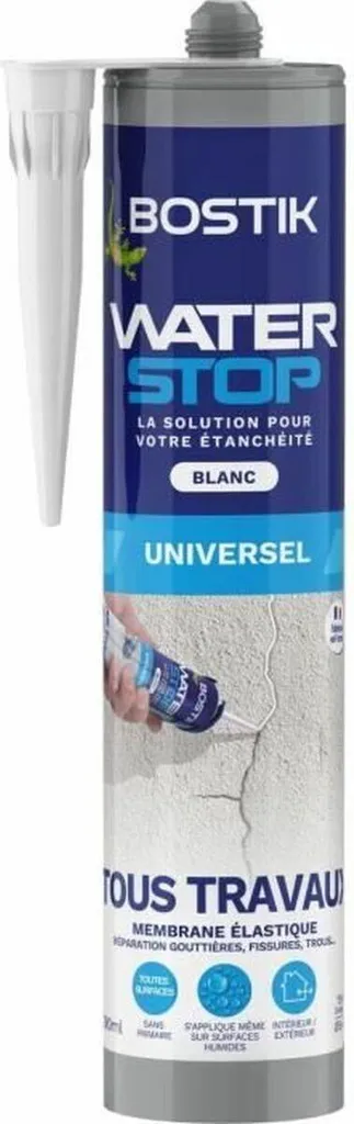Silicone Bostik Transparent Multi-usages avec Protection Anti-moisissures