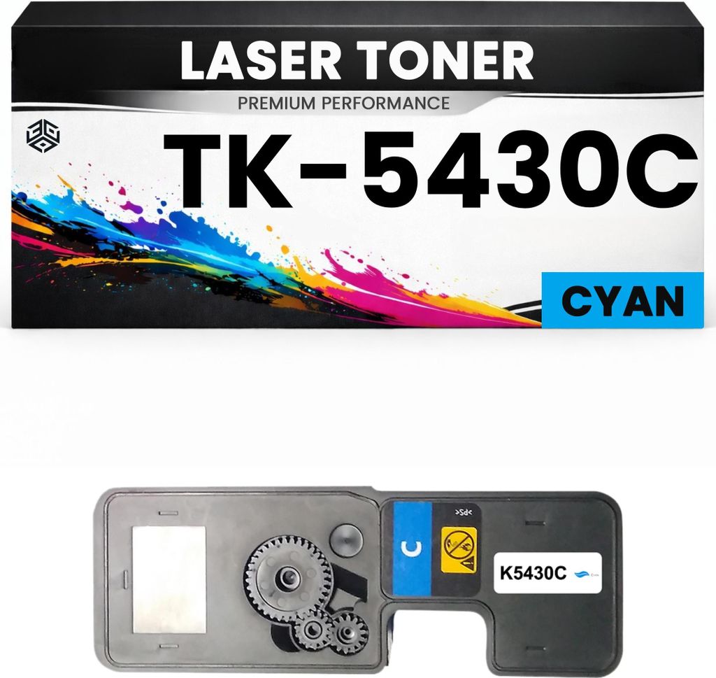 2 x Toner TK-5430C Cyan für Kyocera TK5430C Premium Alternative MA2100cfx/2100cwfx PA2100cwx/2100cx MA2100cwfx