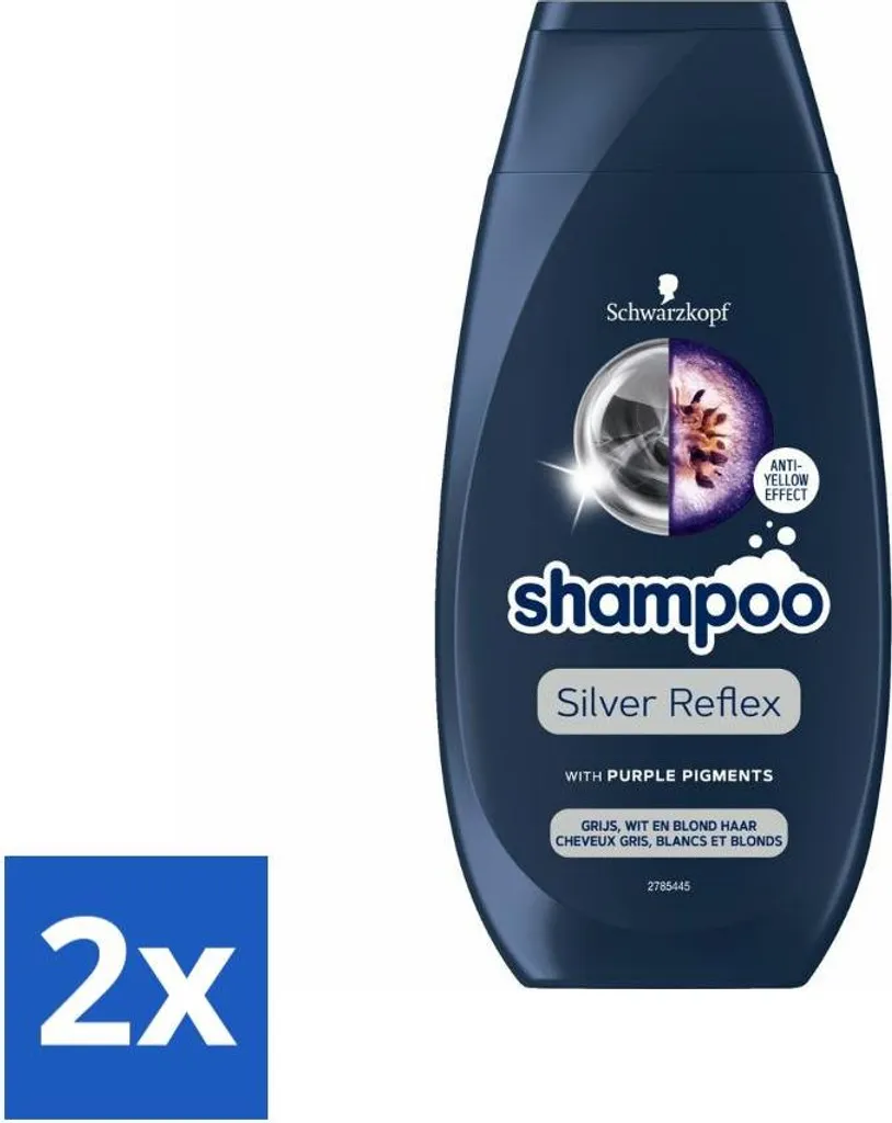 Recensione e Offerta Schwarzkopf Silver Reflex Shampoo 2 Pezzi x 250ml