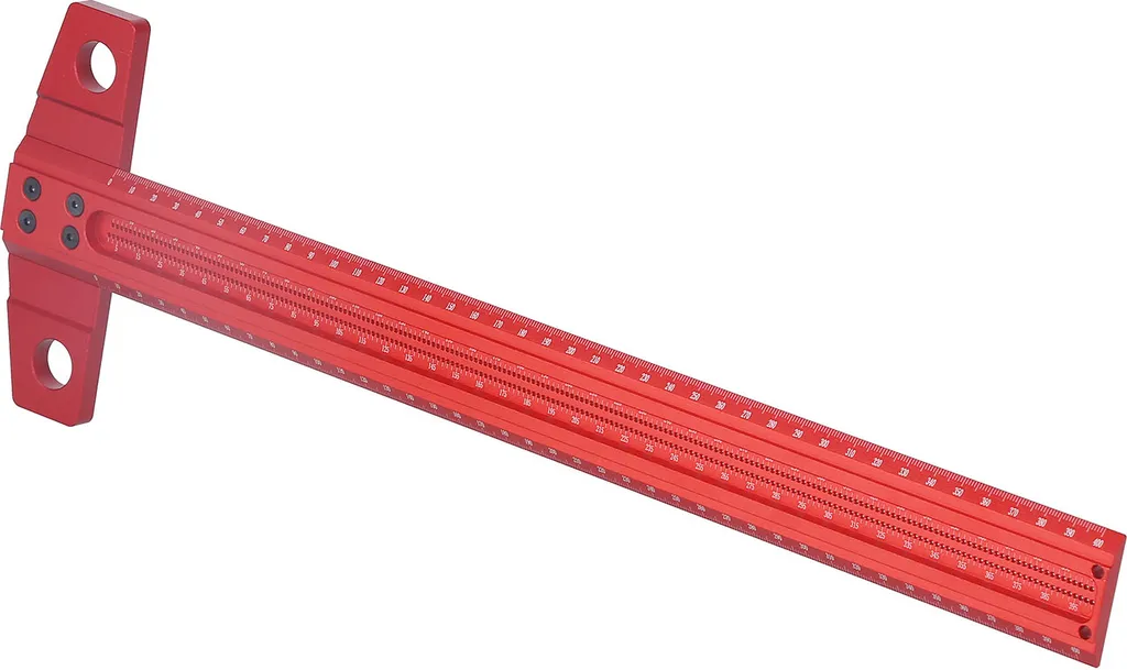 Équerre en T de 400mm en Aluminium pour Marquage Précis du Verre et Bois