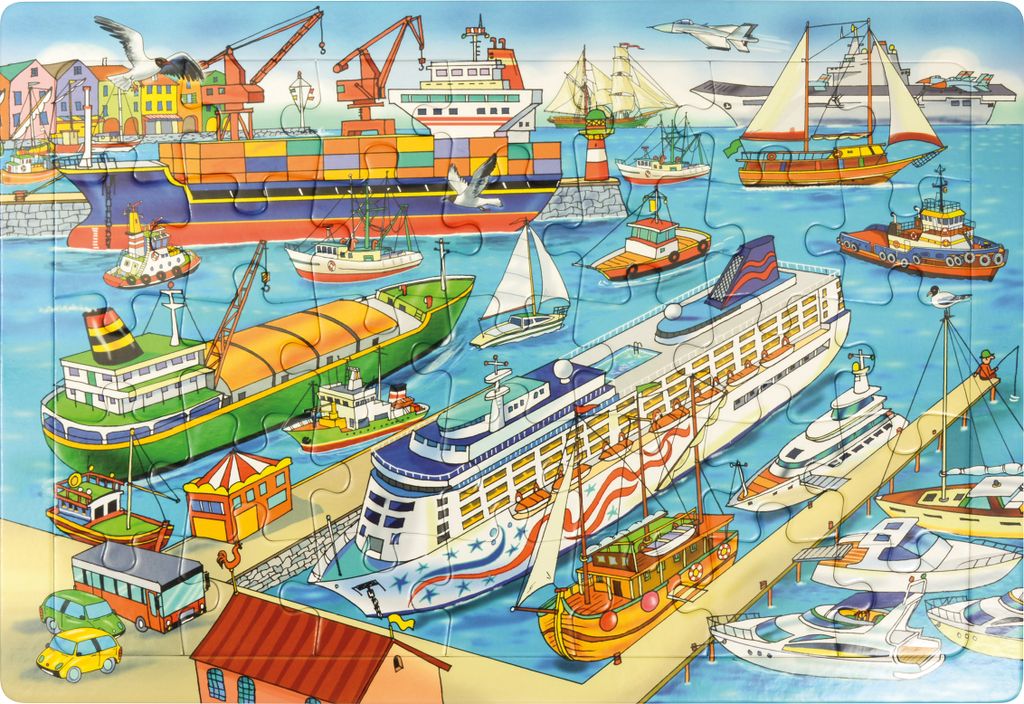 Puzzle Hafen Produktbild 