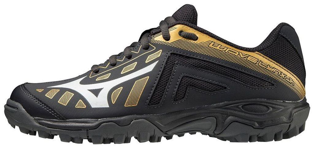 MIZUNO WAVE LYNX JUNIOR/BlkOyster/MPGold/IronGat/33.0/1.5