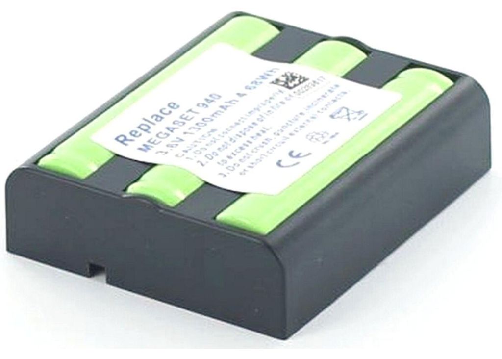 Akku für Grundig CP500 NiMH 3,6 Volt 1200 mAh schwarz.