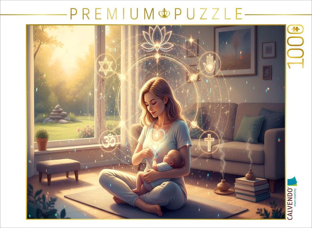 CALVENDO Puzzle Über Generationen verbunden | 1000 Teile Lege-Größe 64x48cm Foto-Puzzle für glückliche Stunden