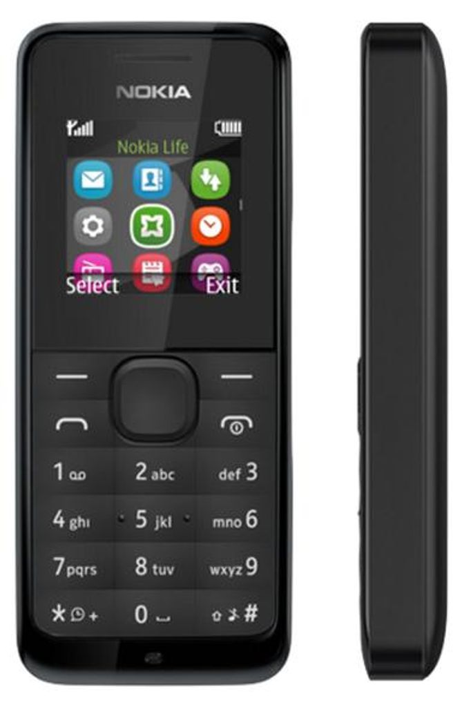 Nokia 105, Verticale, SIM singola, 3,56 cm (1,4"), 128 x Immagine del prodotto 