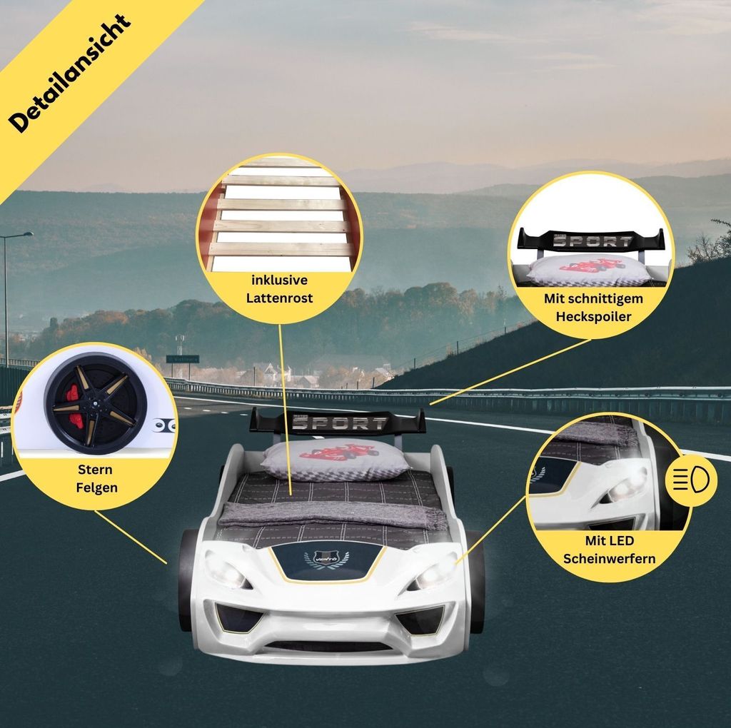 Autobett Dream Racer Kinderbett im | Kaufland.de