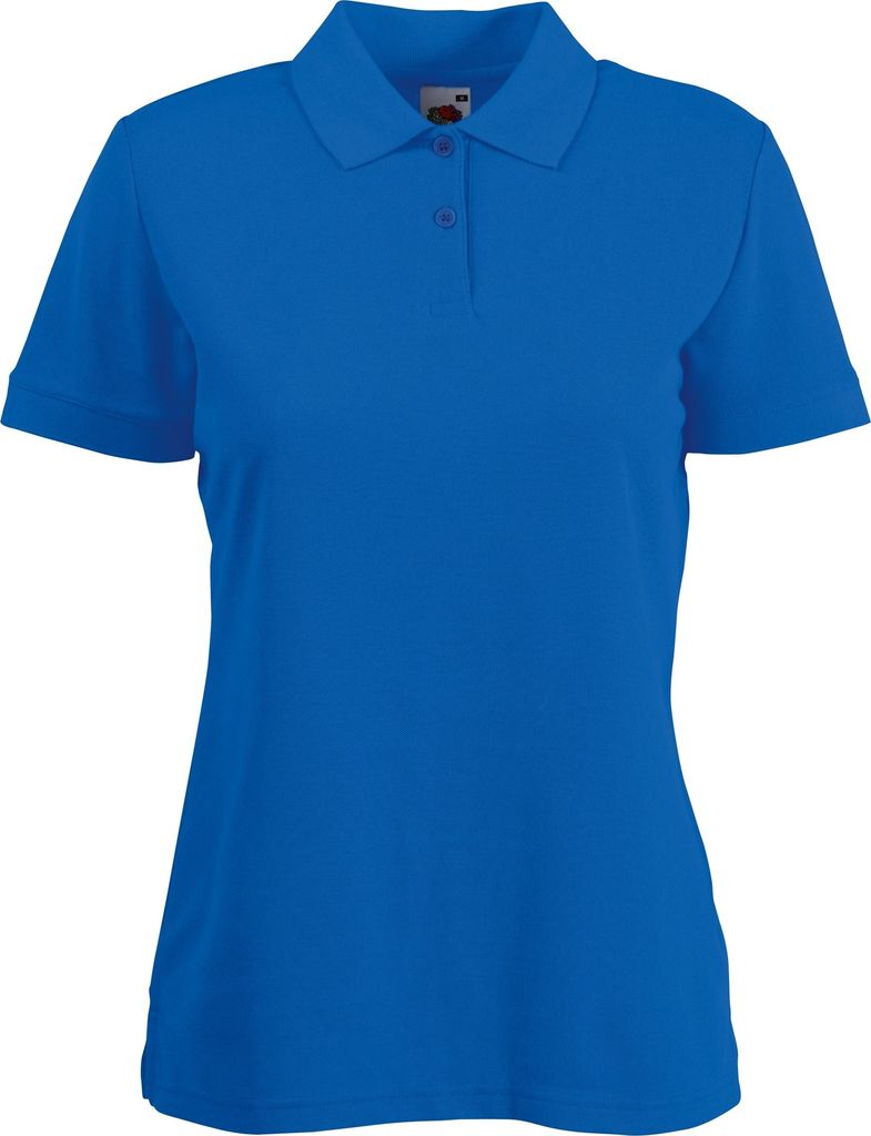 Fruit Of The Loom Damen 65/35 Poloshirt, Kurzarm BC384 (XL) (Königsblau)