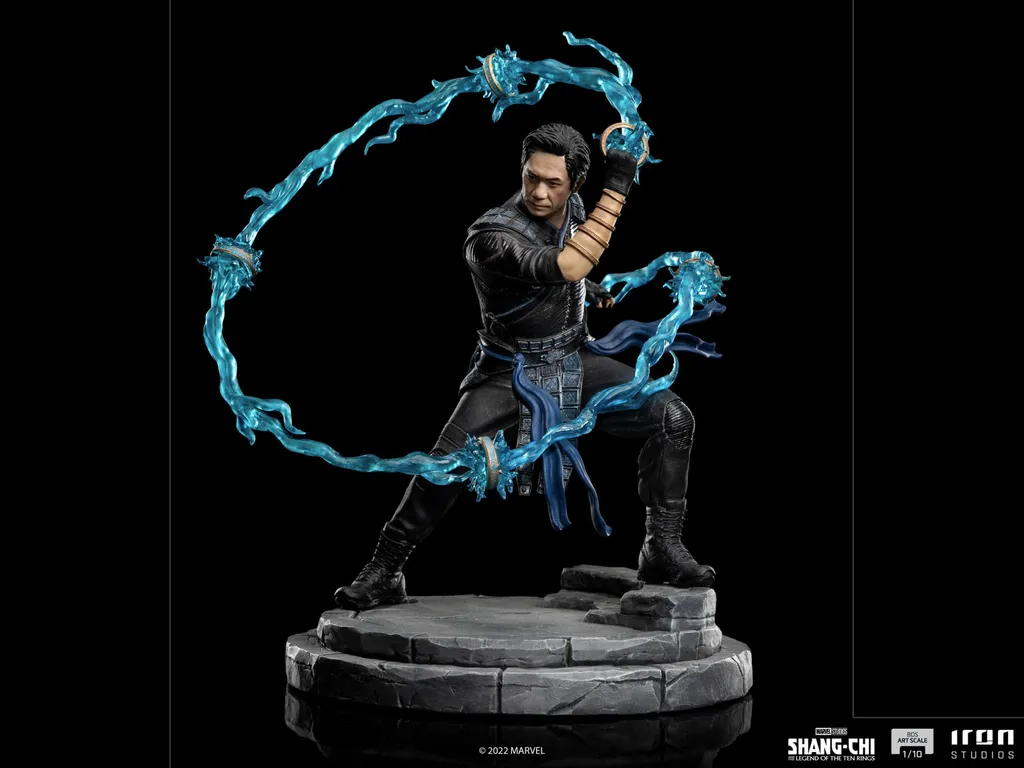 Statue Wenwu Marvel Dix Anneaux Iron Studios en Polystone peint main - 4