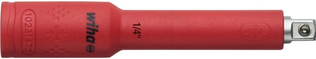 Évitez les courts-circuits avec la rallonge isolée 1/4 pouce Wiha 75 mm