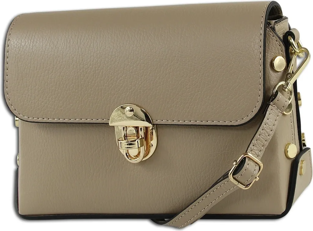 Petit sac bandoulière banane multicolore cuir or Toscanto OTT808UC