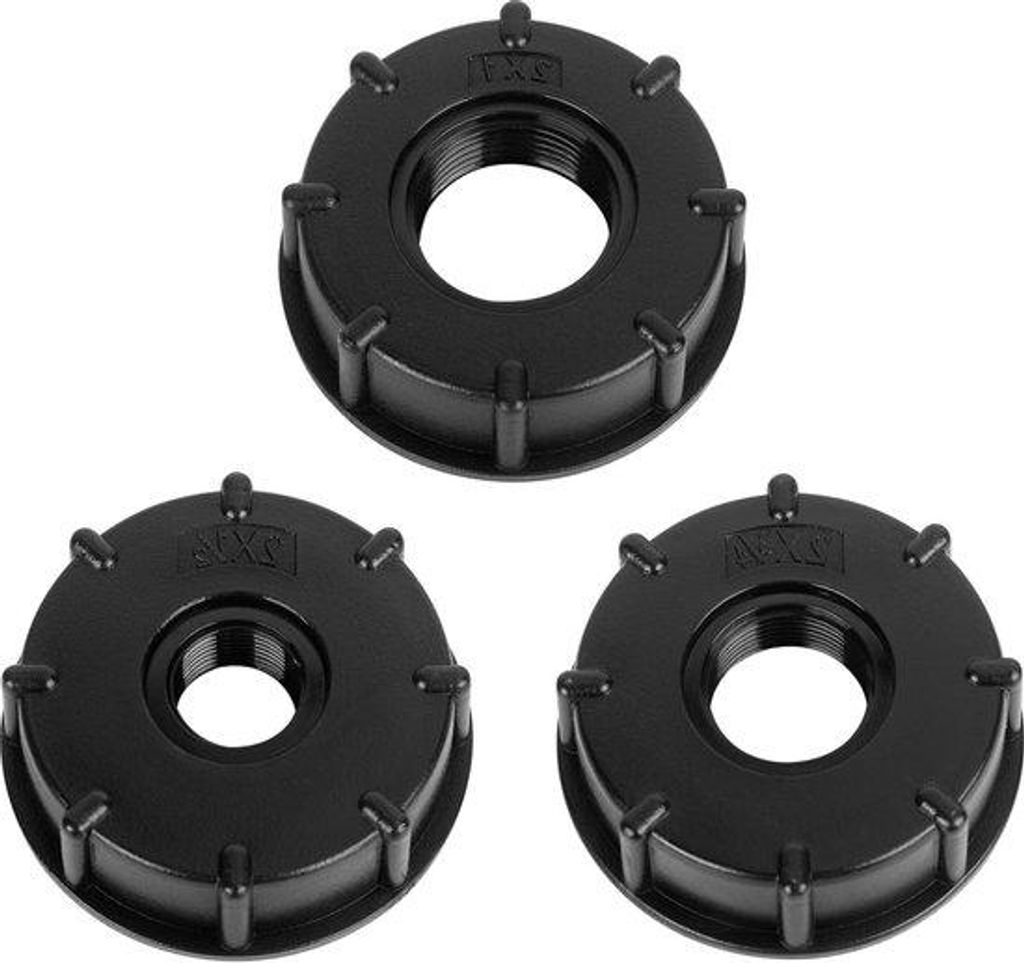 IBC Adapter 3-teilig, 1000l, 1/2-1 Zoll, Wasserbehälter