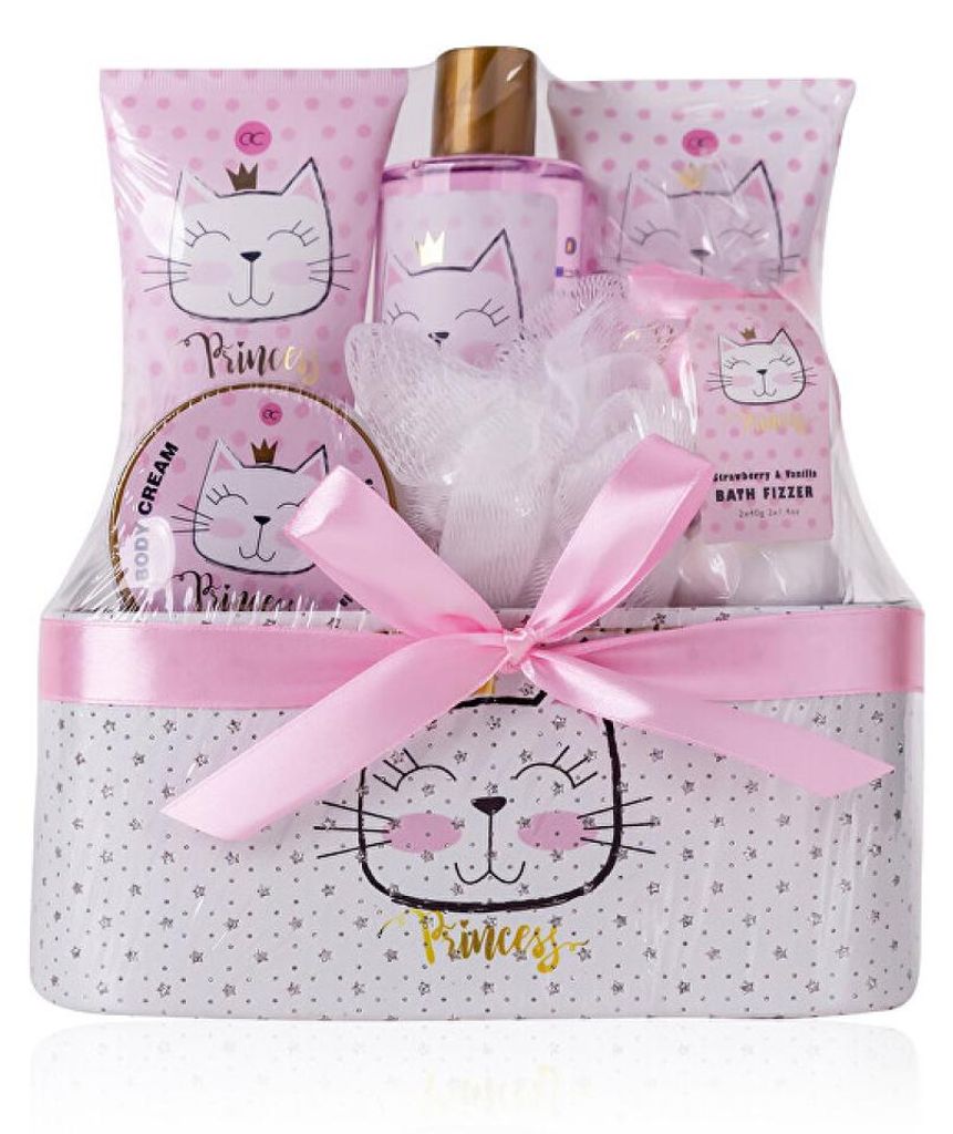accentra Geschenkset "Princess Kitty" in Körbchen Produktbild 