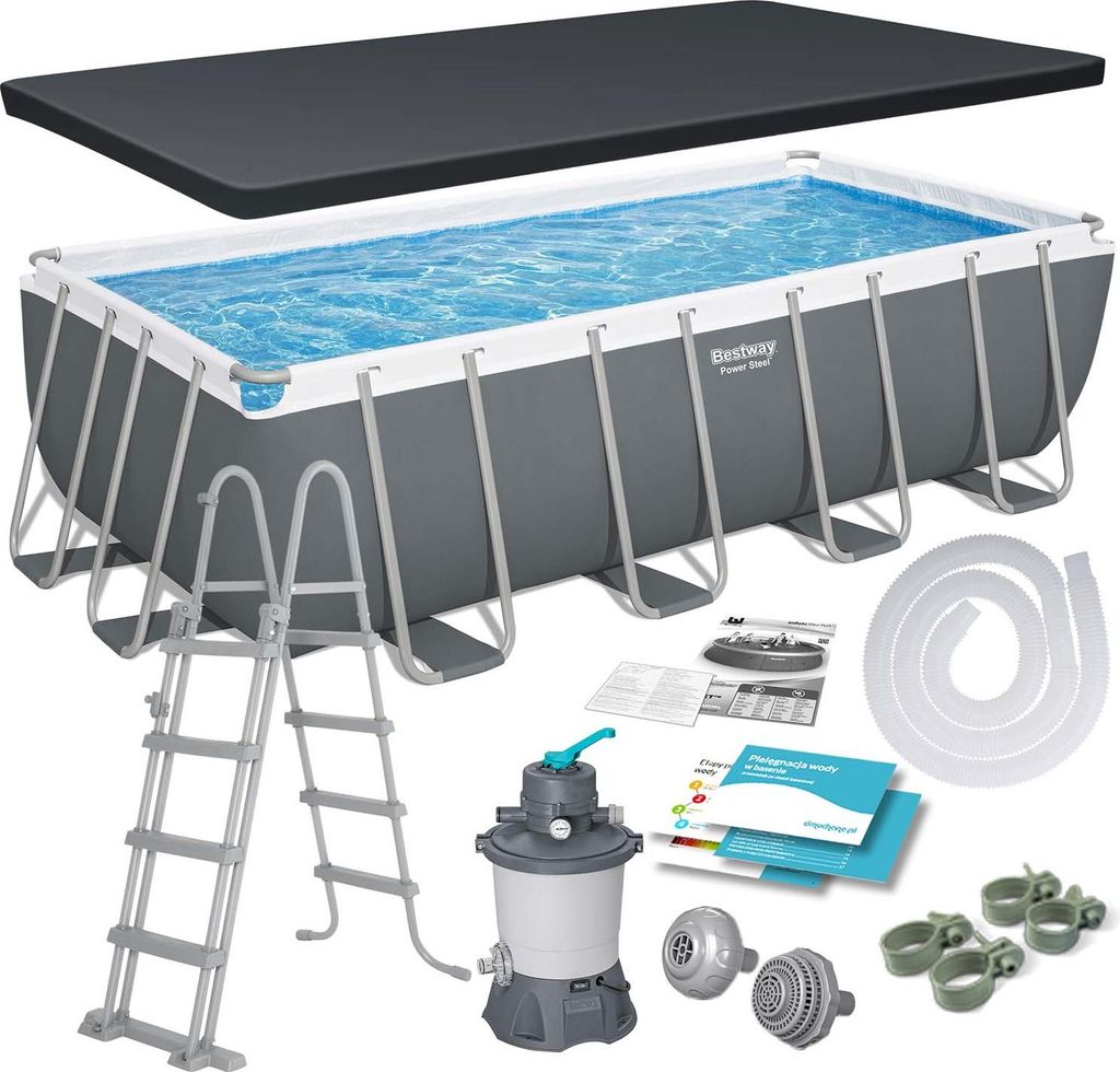 Bestway 56671N 488 x 244 x 122 cm 11in1 cadre de jardin Image du produit 
