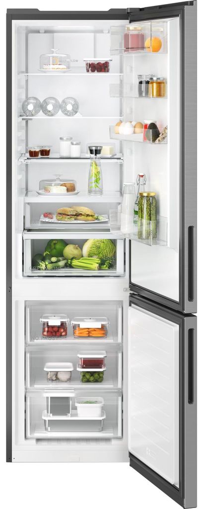 AEG 7000 GreenZone / Freistehende Kühl-Gefrierkombination / 2020 mm / 362 L / NoFrost ORC7P361CX Gebürstetes Edelstahl
