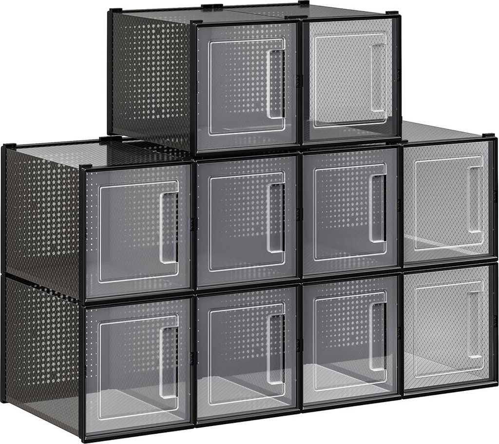 Schuhkartons für schwarze High Heels