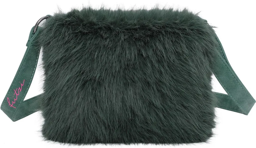 Fritzi aus Preußen borsa a tracolla Fur Crossbody Bag Green verde scuro