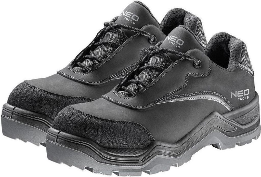 NEO TOOLS Leichte und bequeme Sicherheitsschuhe für Männer und Frauen, Arbeitsschuhe mit Stahlkappe, pannensicher und atmungsaktiv – Größe 41