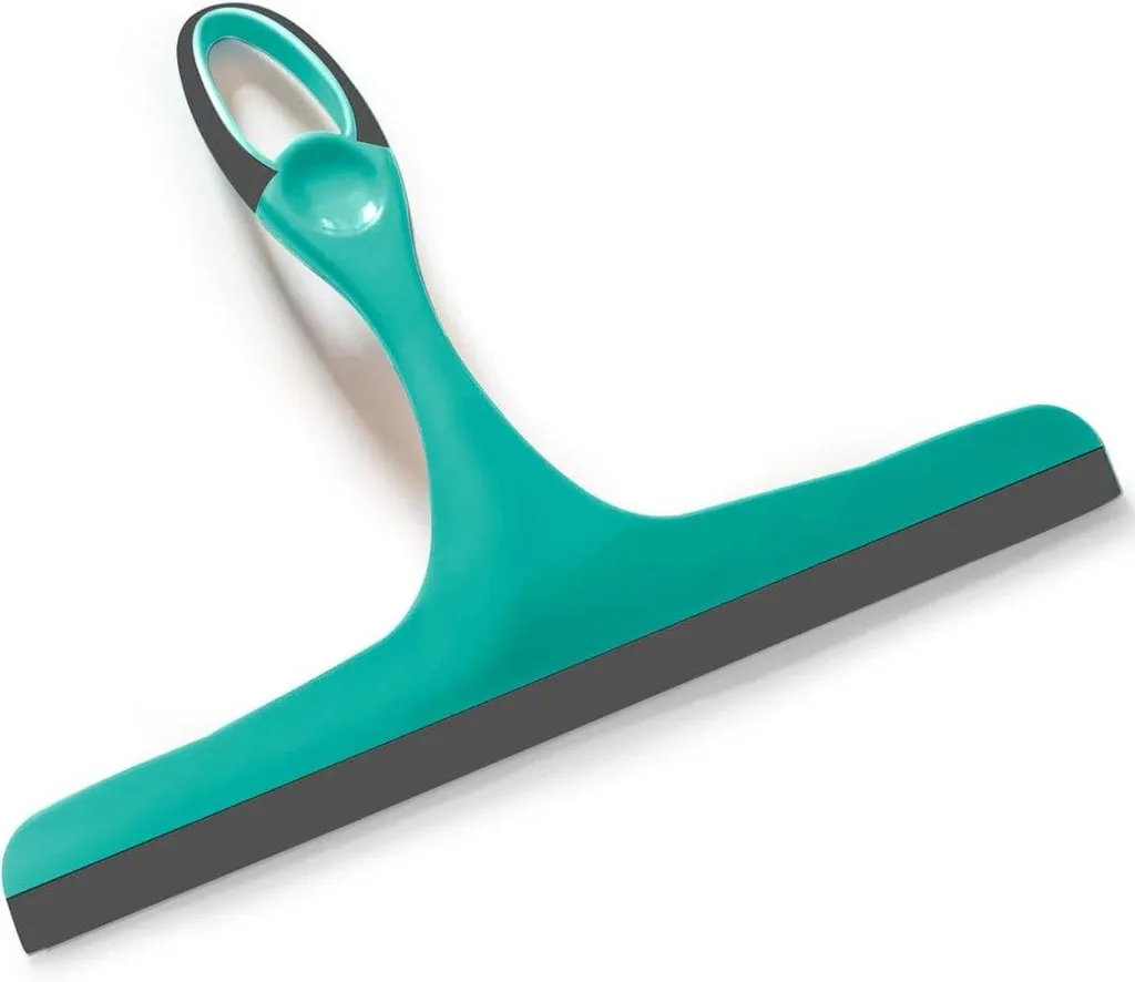 Nettoyant vitres turquoise sans traces pour douche et pare-brise