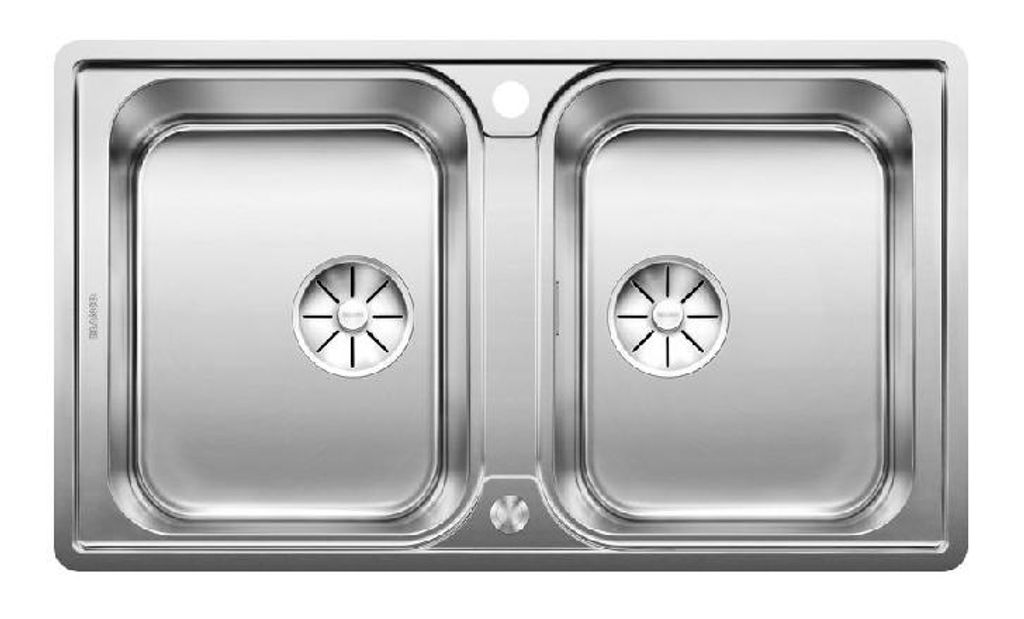 Blanco Classimo - Spüle 86x50 cm, mit Ablaufbedienung, InFino, Edelstahl gebürstet 525331