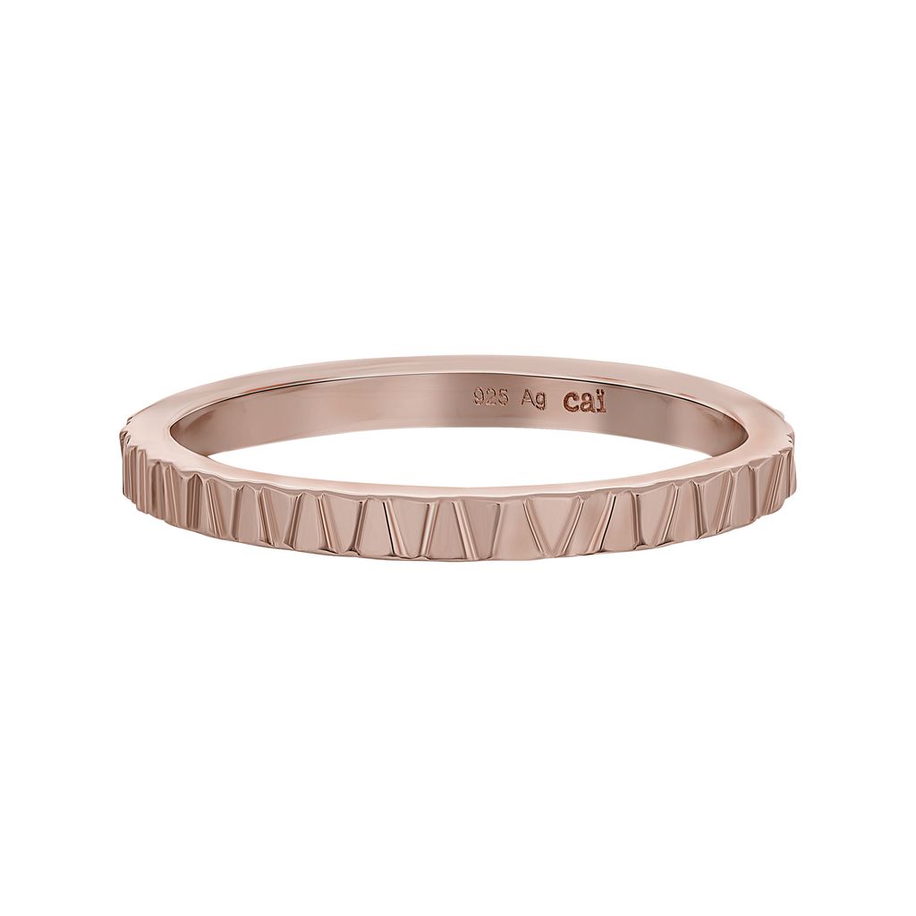 cai Ring 925/- Sterling Silber rot 048 (15,3) ohne Stein 360272487-2