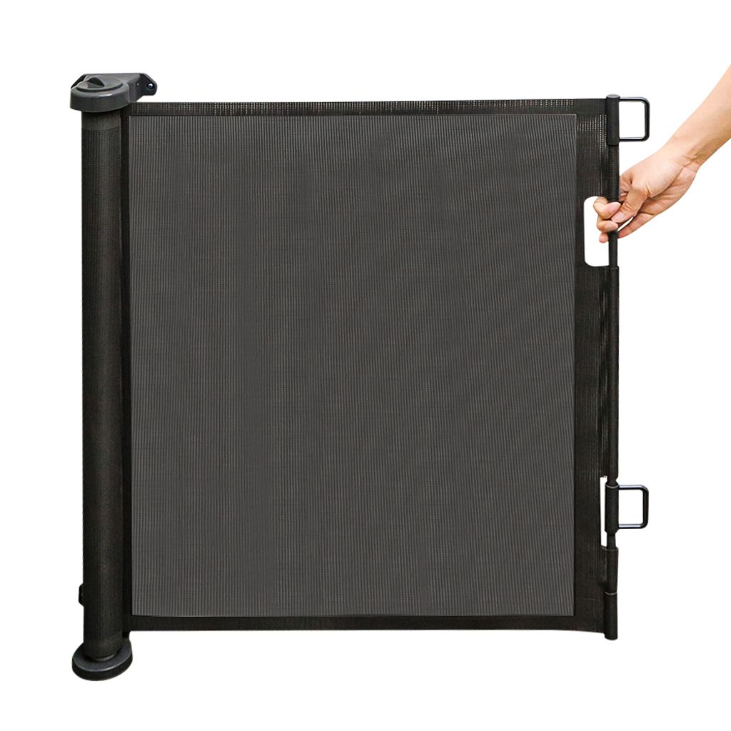 Türschutzgitter Schwarz Treppenschutzrollo Absperrgitter T Rschutzgitter Ausziehbar H 504475