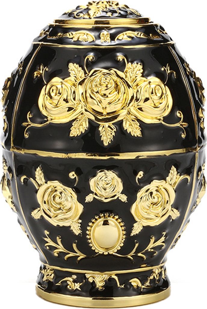 Zahnstocher Spender Retro Relief Design Plastik Luxus Pop-up Zahnstocher Organizer Box Rose Blume Desktop Nachbildung Halter für Zuhause-Schwarz