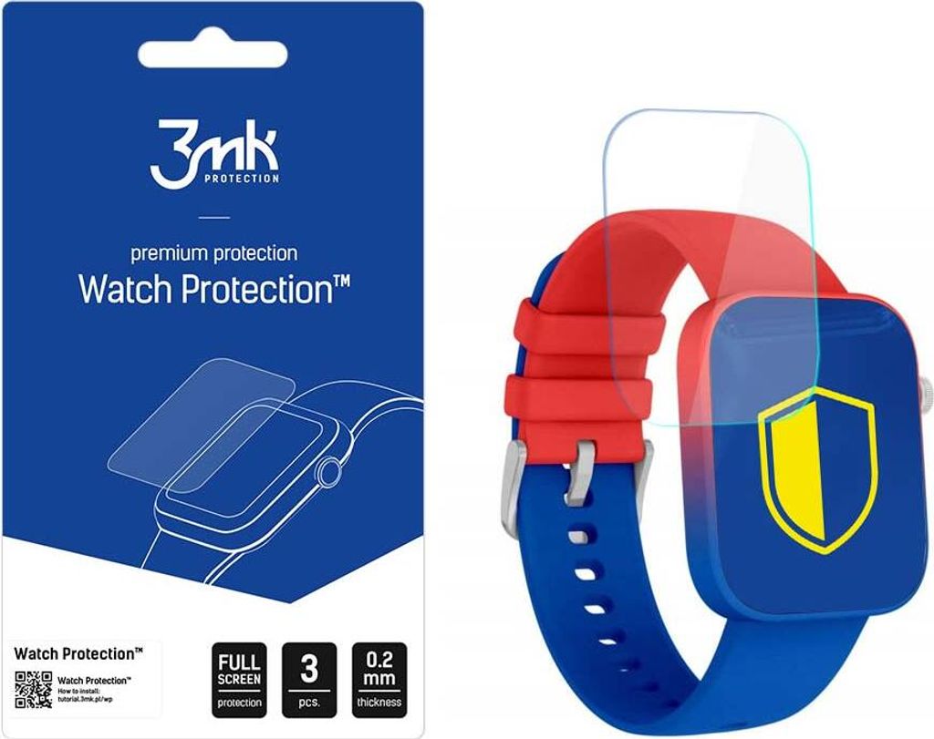 3mk Display Schutzfolie Watch Protection für Rubicon RNCE97 0,2mm (3 Stück)