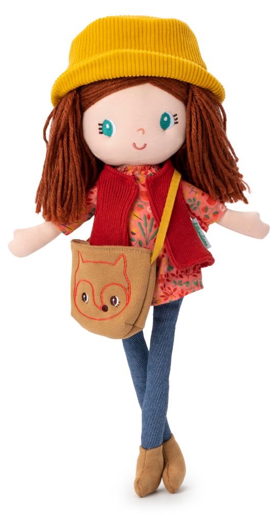Lilliputiens - Kuschelpuppe Lea Natur - Weiche Puppe 41 cm - Ab 2 Jahren
