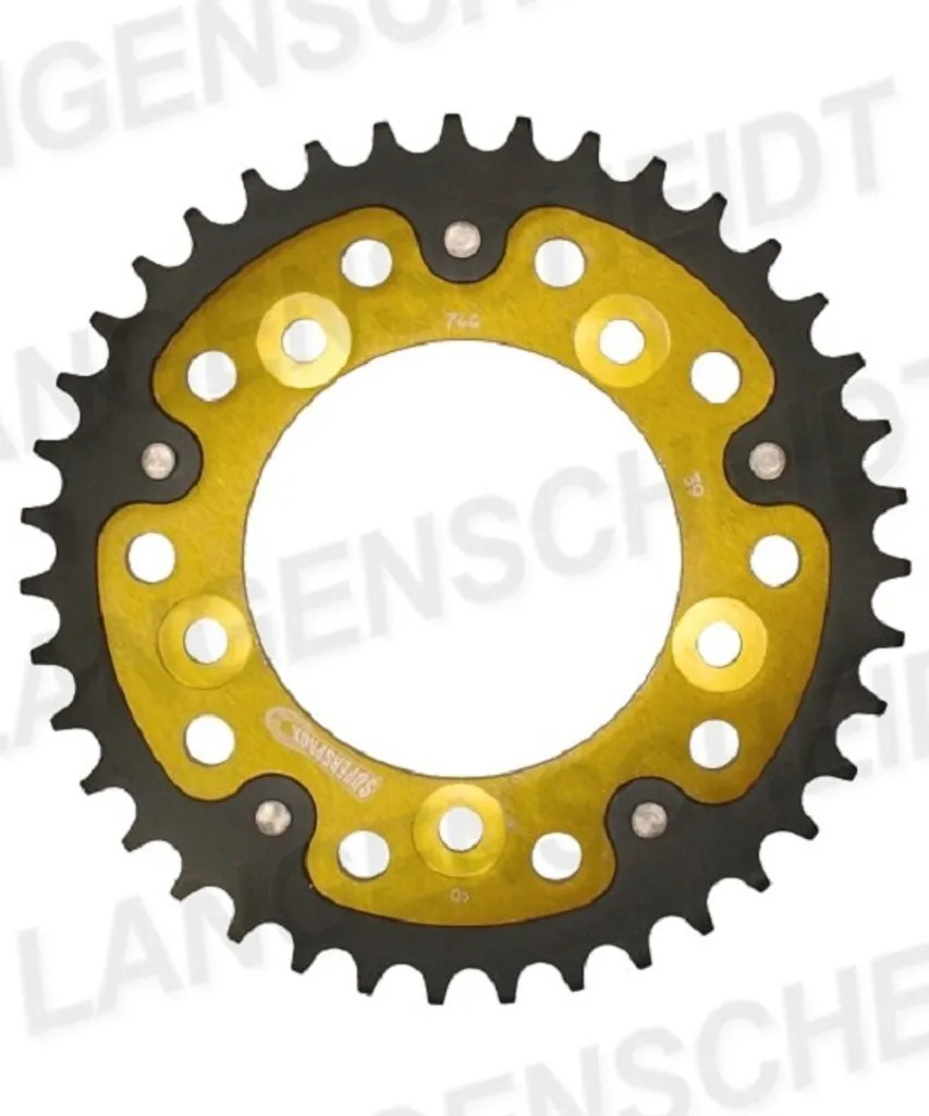 Couronne Stealth Supersprox 525 - 46 Dents Noire RST-744:46-BLK moto