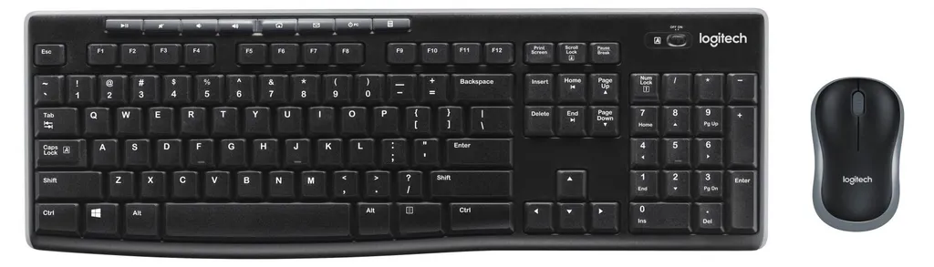 Logitech MK270 Combo Sans Fil Autonomie 36 Mois et Touches Multimédias