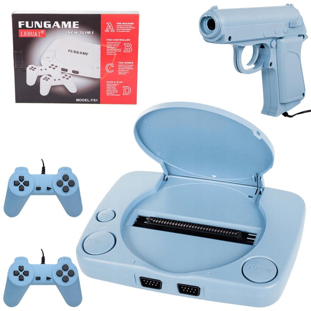 Hra: Retro TV-console met pistool, 2 controllers en 9999 Productafbeelding 
