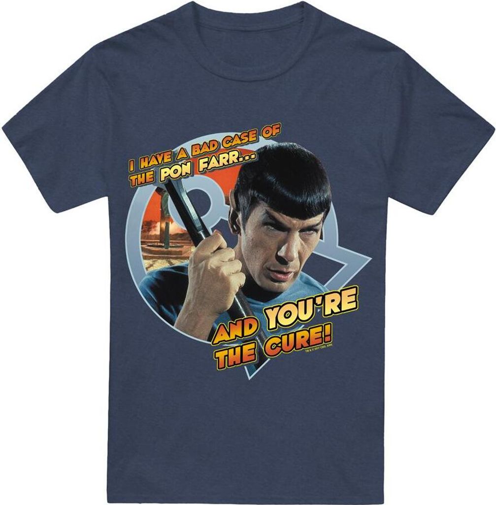 Star Trek - "Pon Farr" T-Shirt für Herren/Damen Uni TV18049 (L) (Marineblau)
