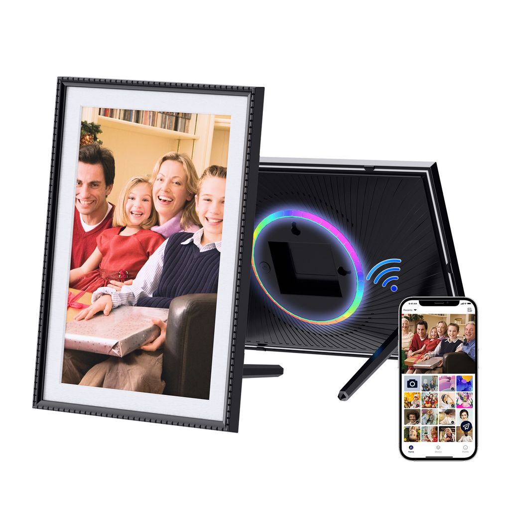 HDeye 10,1“ digitaler Fotorahmen, 32GB WiFi, 1280x800 IPS Produktbild 