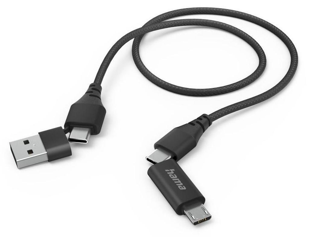 4in1 Multi-Ladekabel, USB-C und USB-A - USB-C und Produktbild 