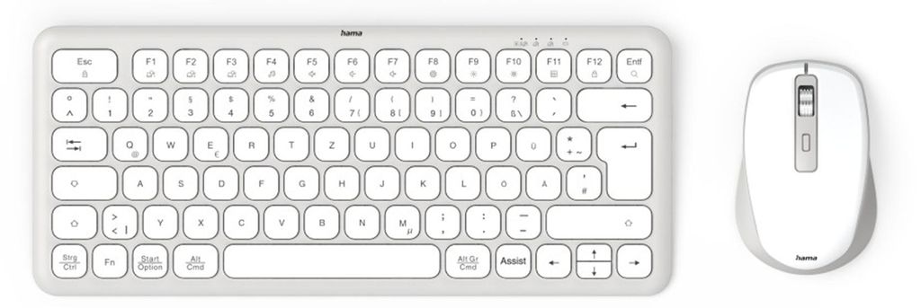 hama 173062 hama WKM-500 Ensemble clavier-souris sans fil Image du produit 