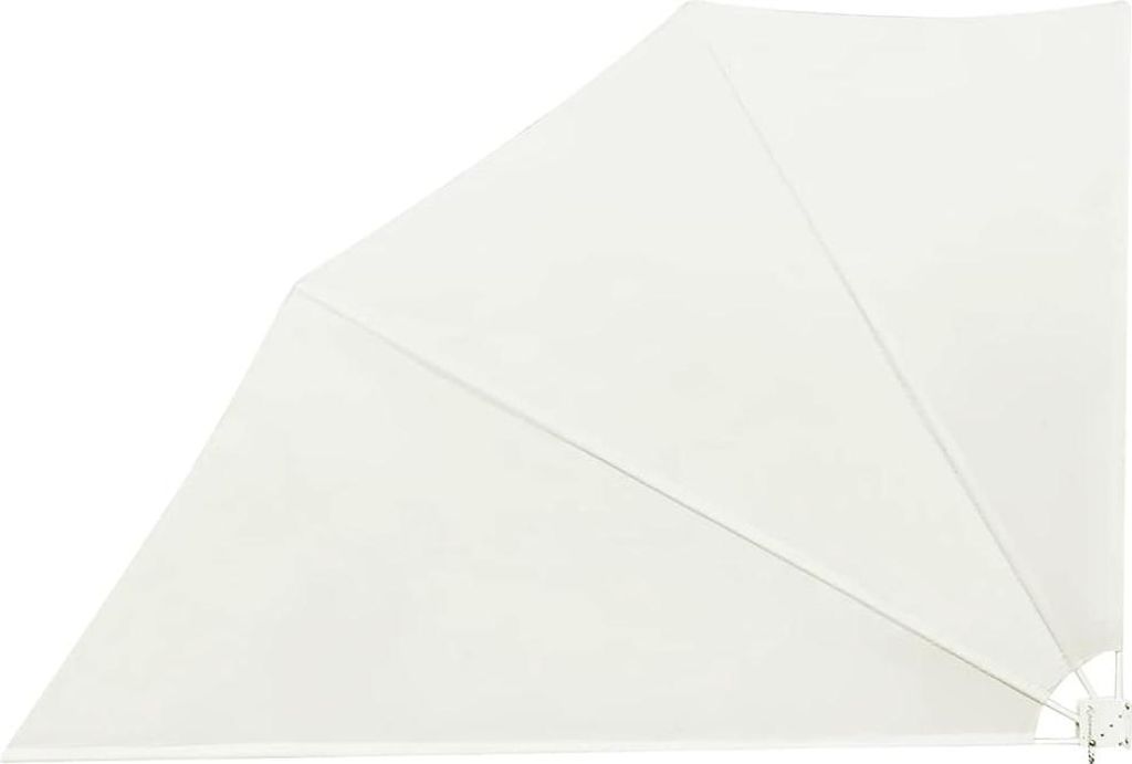 vidaXL Faltbarer Balkonfächer Creme 160×240 cm Produktbild 