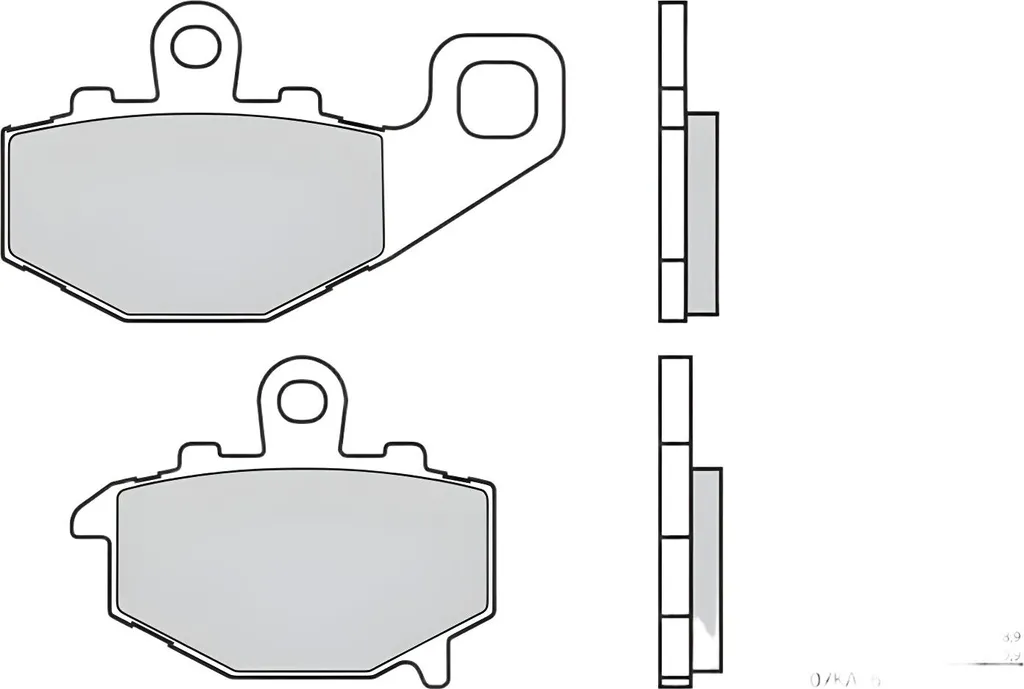 Plaquettes de frein pour Kawasaki ZZR KLE Versys Z SX 550-1100 Brembo