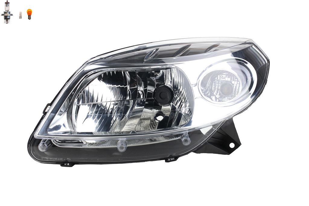 Johns, Scheinwerfer Halogen Front passend für Dacia Sandero 06/2008- Links Leuchtmittel 8200733878 8200526418