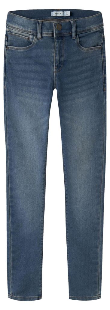 NAME IT Mädchen Nkfpolly Dnmtax Pant Noos Hose, Medium Blue Produktbild 