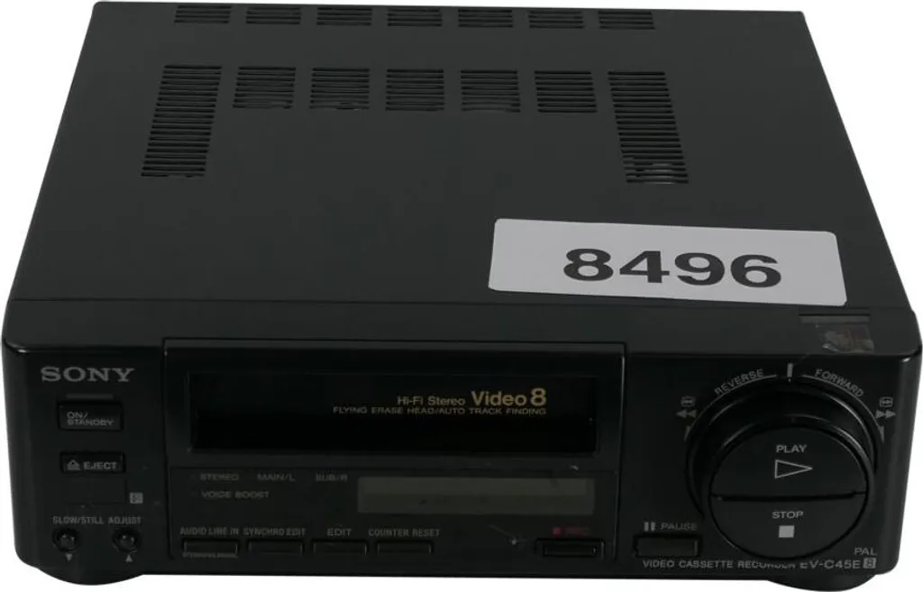 Comment Lire vos Cassettes Video8 ? Magnétoscope Sony EV-C45E Stable