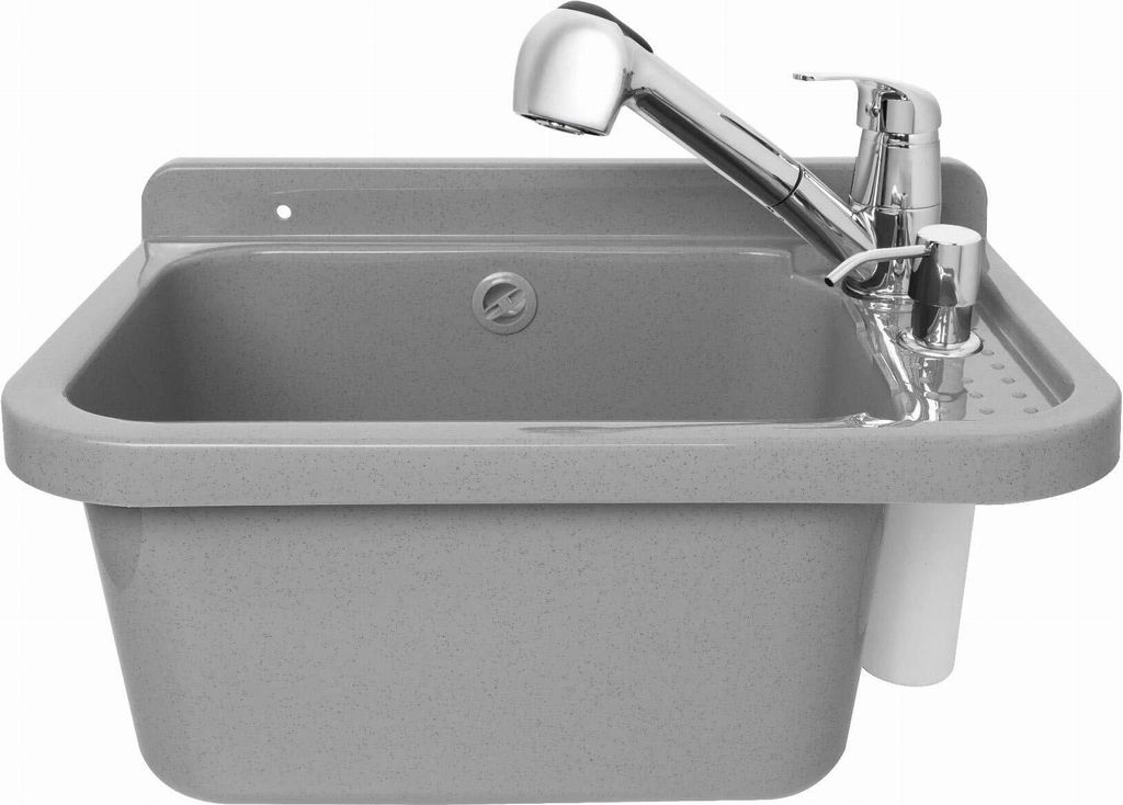 ADGO®  Miscelatore lavello grigio 60 cm con bocca Immagine del prodotto 
