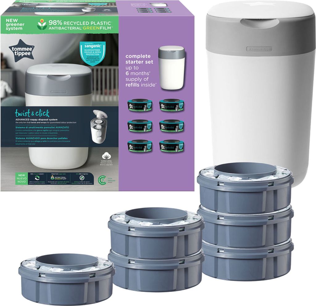 Tommee Tippee Twist & Click Starter Package Windeleimer + 6 Produktbild 