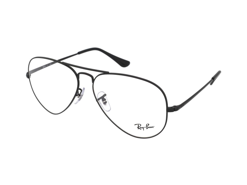 Ray-Ban AVIATOR OPTICS, Erwachsener, Uni, Pilot, Schwarz, Nicht-polarisierte Linse, Metall