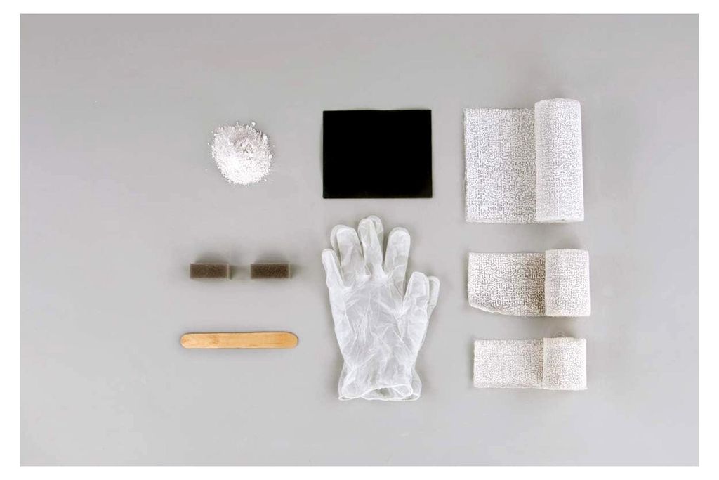 Abform-Set für Babybauch, 3D-Gipsabdruck, Geschenk für werdende Mütter und zur Babyparty, Weiß