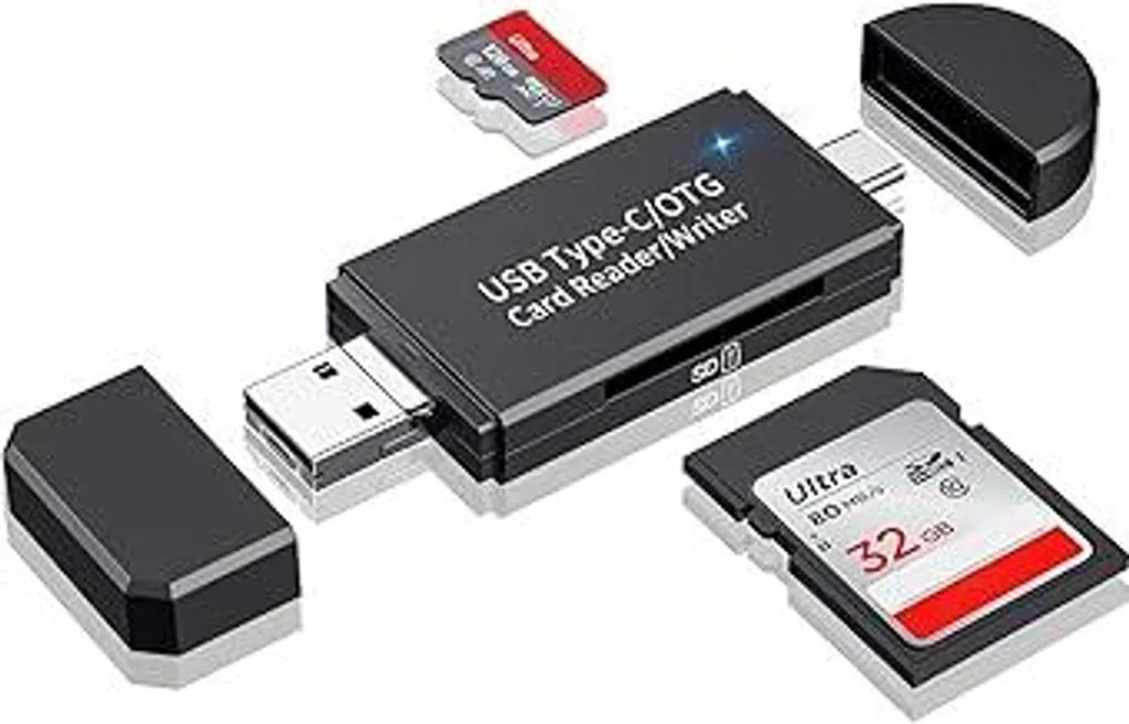 Lettore Di Schede USB C 3 In 1 – SD/MicroSD E Porta USB-A 2.0, Plug And Play Per IPhone 15, IPad Pro E MacBook